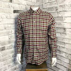 Eton Contemporary Plaid Checked Print Dress Shirt